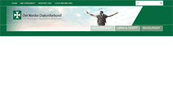 Desktop Screenshot of diakonforbundet.no